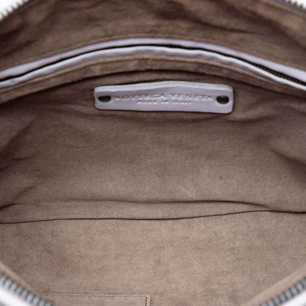 Bottega Veneta Nappa Intrecciato Nodini Crossbody Purple Leather Very good condition - Model View