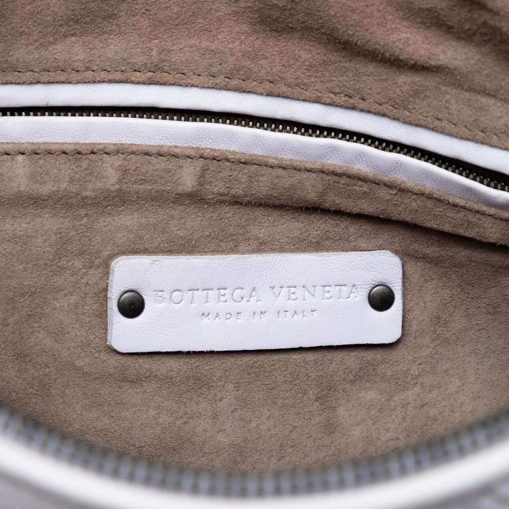 Bottega Veneta Nappa Intrecciato Nodini Crossbody Purple Leather Very good condition - Box View