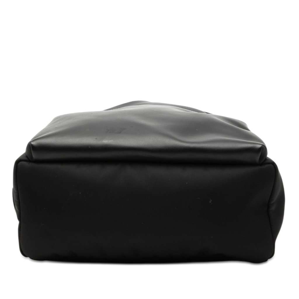 Fendi Nylon and Leather Bug Eyes Monster Backpack Black Very good condition - Inside View
