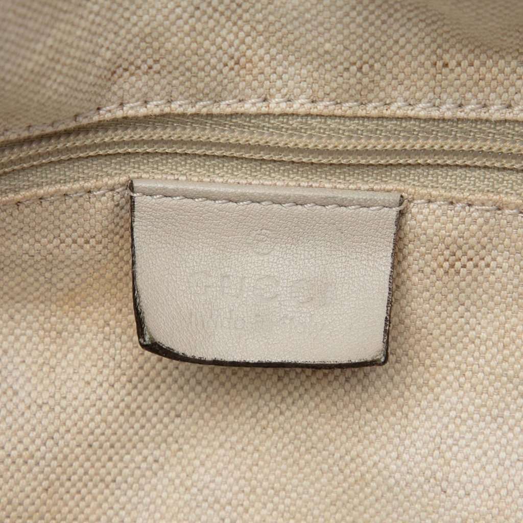 Gucci GG Canvas Sukey Satchel Beige Good condition - Box View