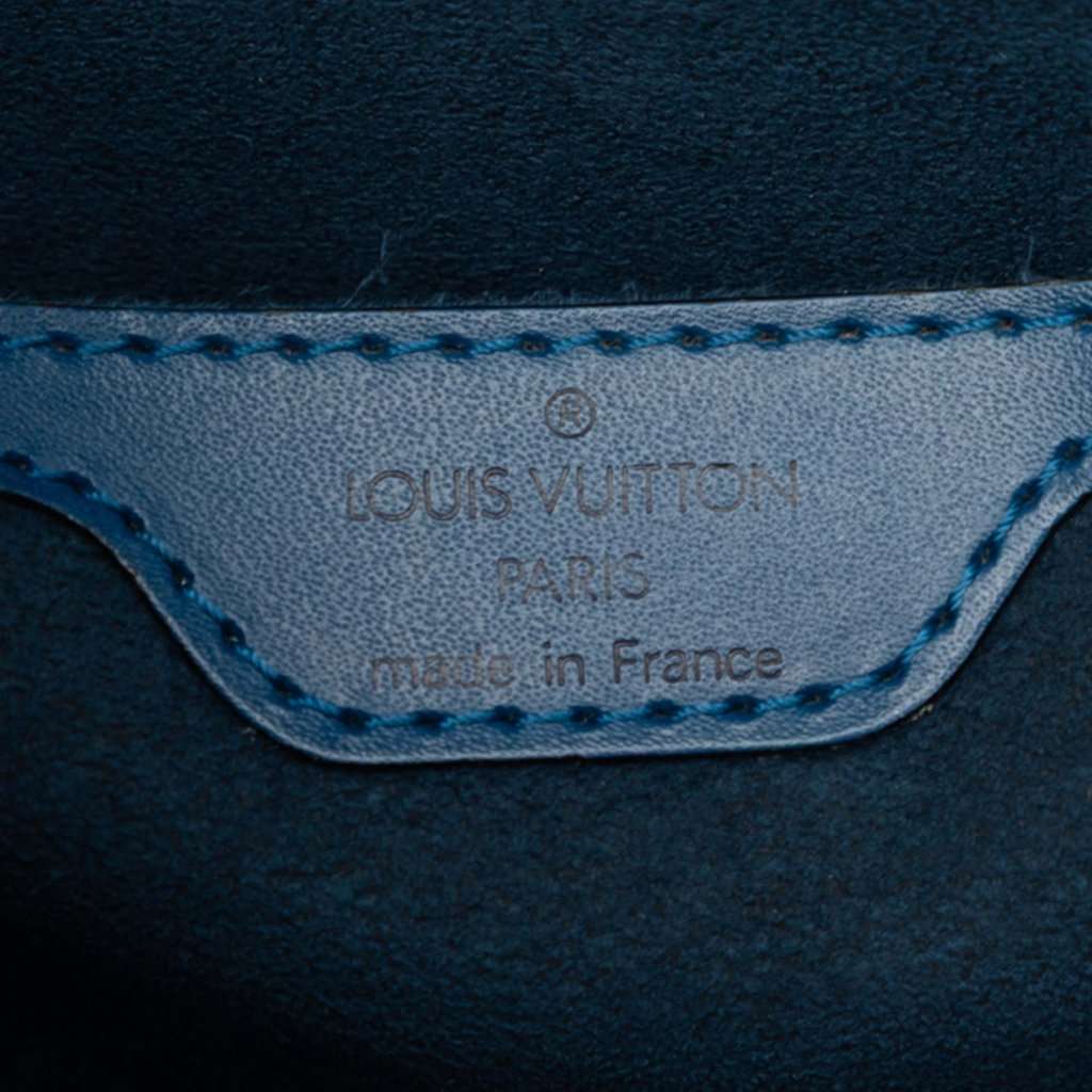 Louis Vuitton Epi Saint Jacques PM Short Strap Blue Leather Very good - Box View