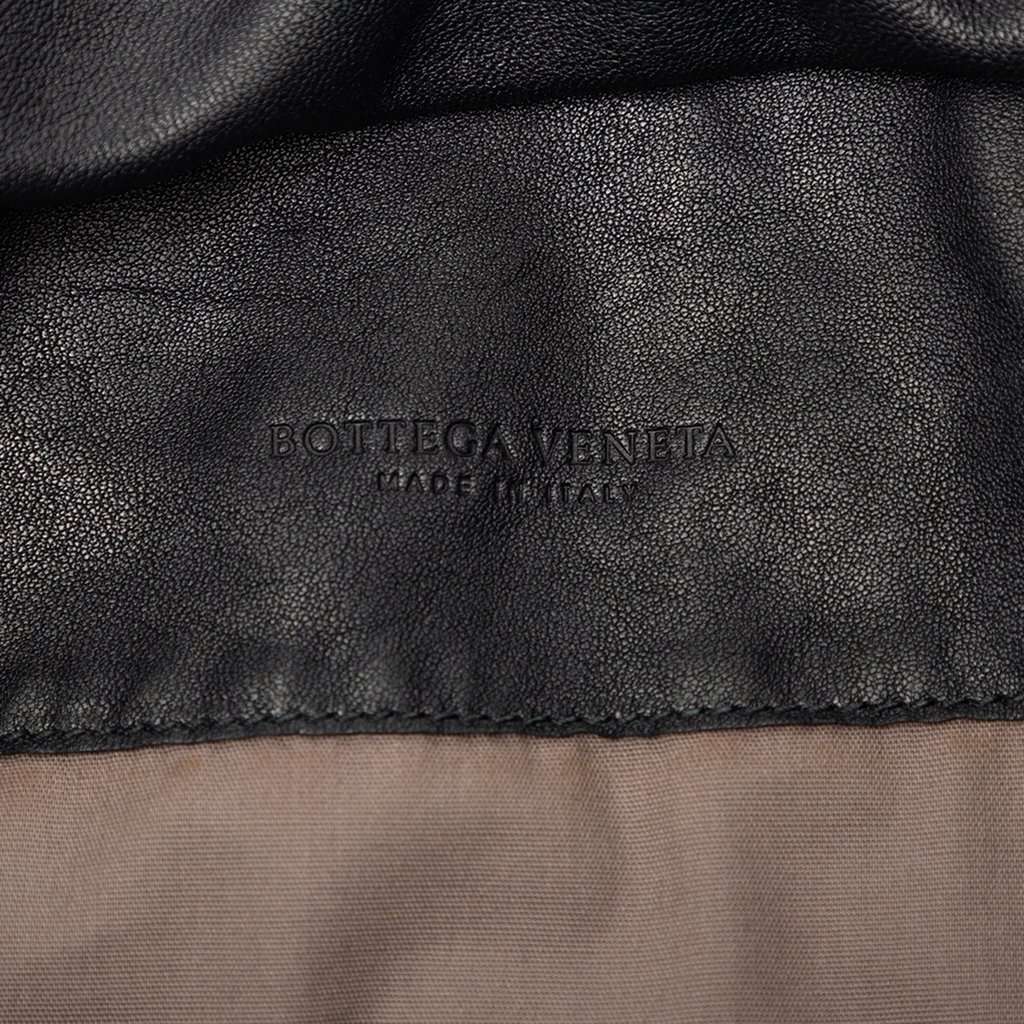 Bottega Veneta Tricolor Nappa Intrecciato Convertible Tote Black Leather Very good condition - Box View