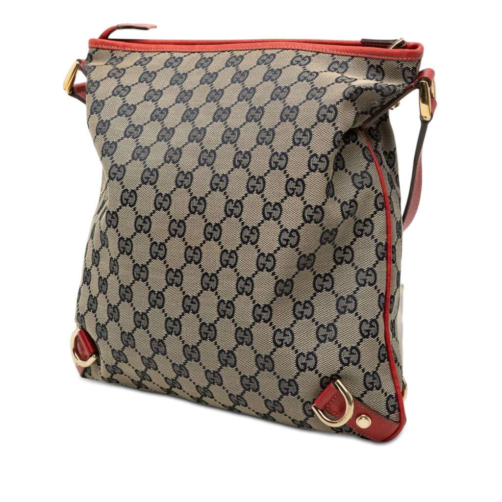 Gucci GG Canvas Abbey D Ring Crossbody Beige Very good - Back View