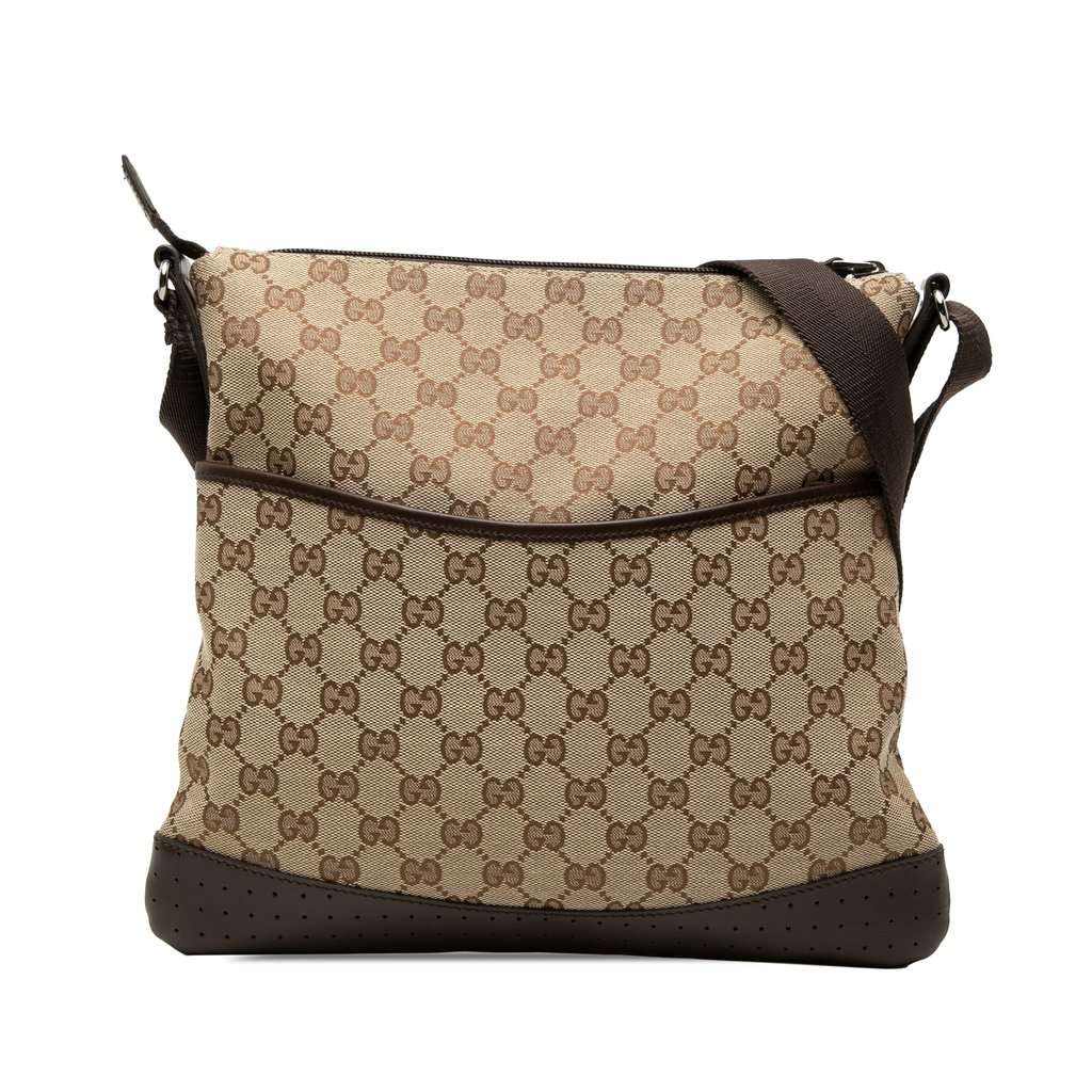 Gucci GG Canvas Crossbody Beige Very good condition - Front View