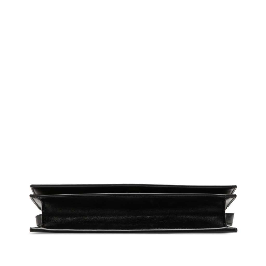 Saint Laurent Smooth Calfskin Crossbody Black Leather Very good condition - Inside View