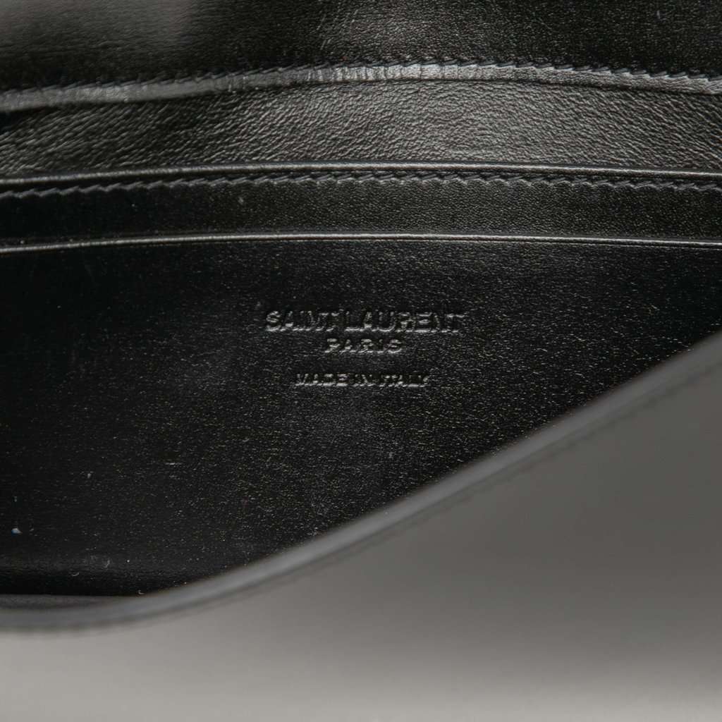 Saint Laurent Smooth Calfskin Crossbody Black Leather Very good condition - Box View