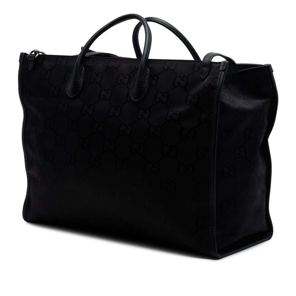 Gucci GG Econyl Off The Grid Convertible Tote Black Very good condition - Back View