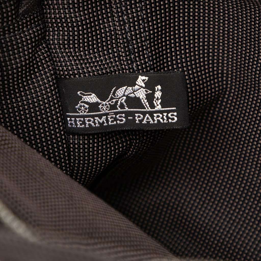 Hermès Canvas Herline PM Black Very good condition - Box View