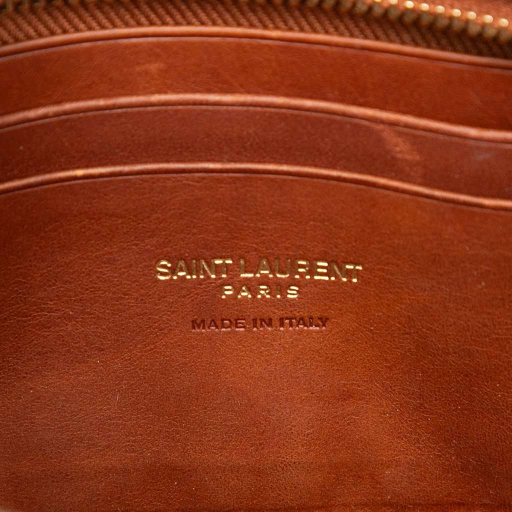 Saint Laurent Toy Raffia Monogram Downtown Cabas Beige Very good - Box View