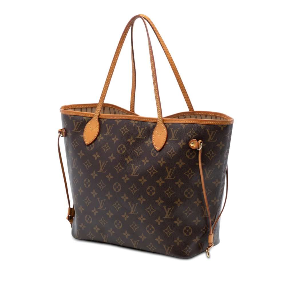 Louis Vuitton Monogram Neverfull MM Brown Very good - Back View