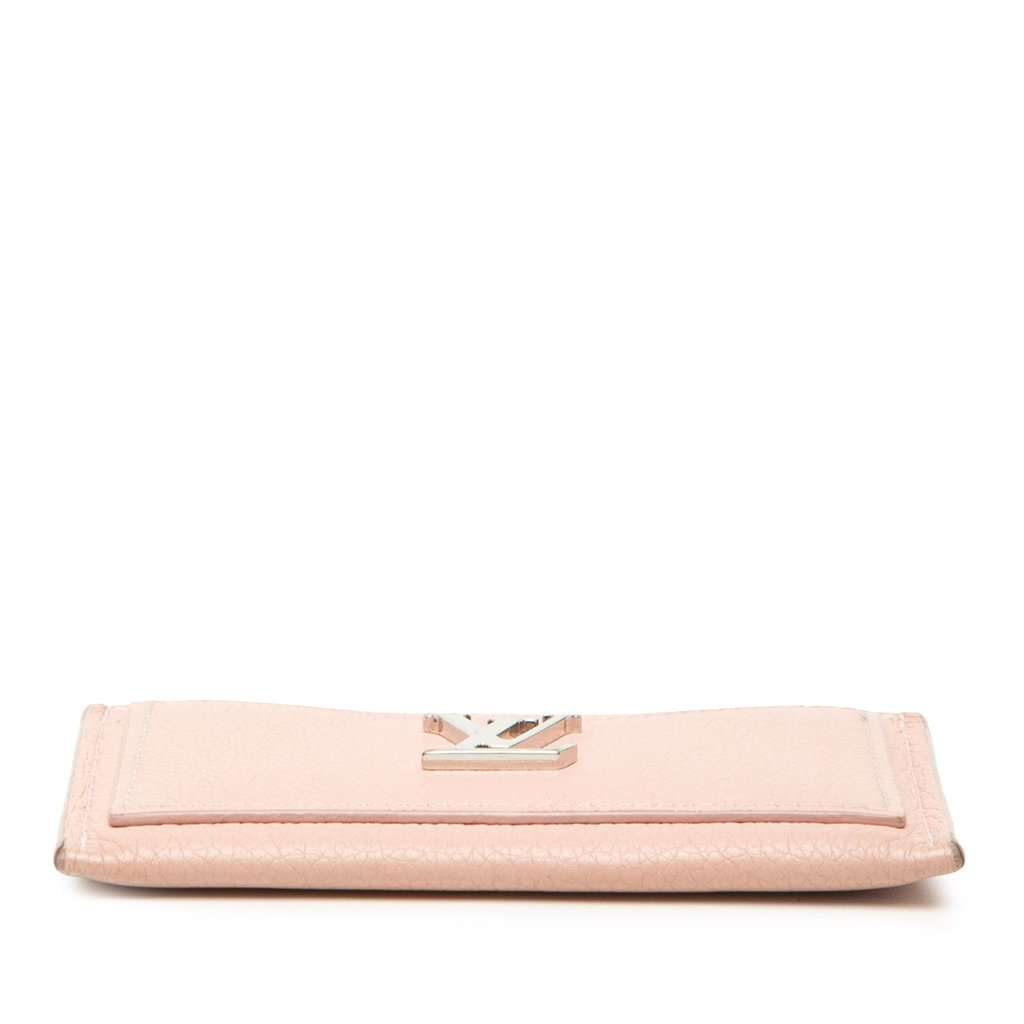 Louis Vuitton Calfskin Lockme Card Holder Pink Leather Very good condition - Inside View