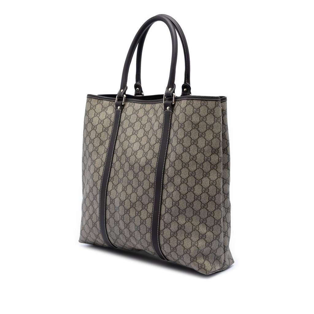 Gucci GG Supreme Joy Vertical Tote Beige Very good condition - Back View