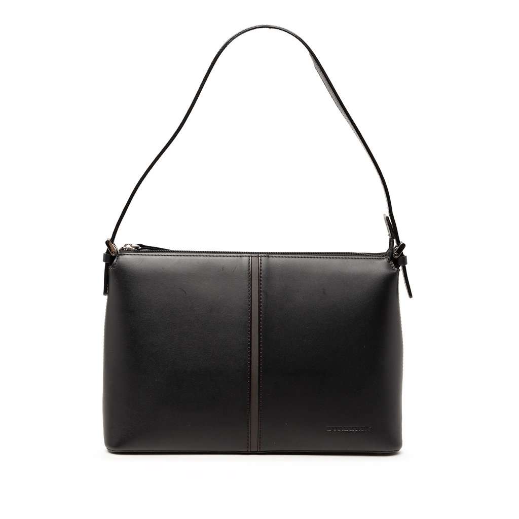 Burberry Leather Shoulder Bag Black Leather Very good condition - Front View