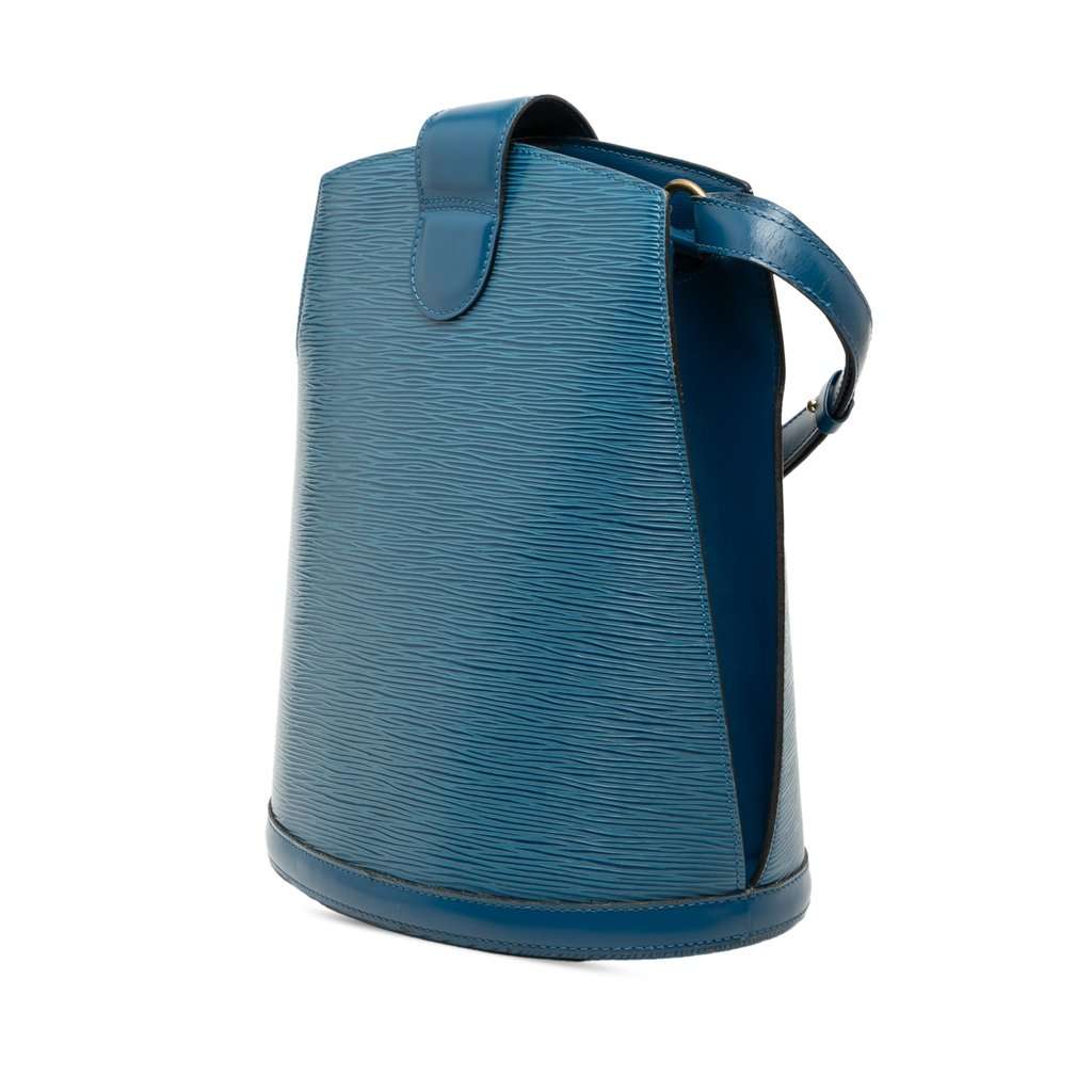 Louis Vuitton Epi Cluny Blue Leather Very good condition - Back View