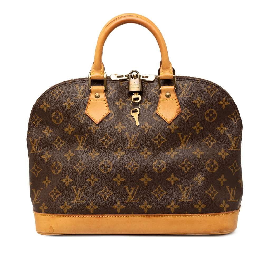 Louis Vuitton Monogram Alma PM Brown Very good - Front View
