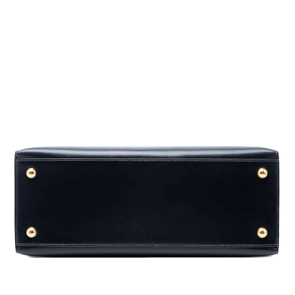 Hermès Box Calf Dalvy 30 Blue Leather Very good condition - Inside View
