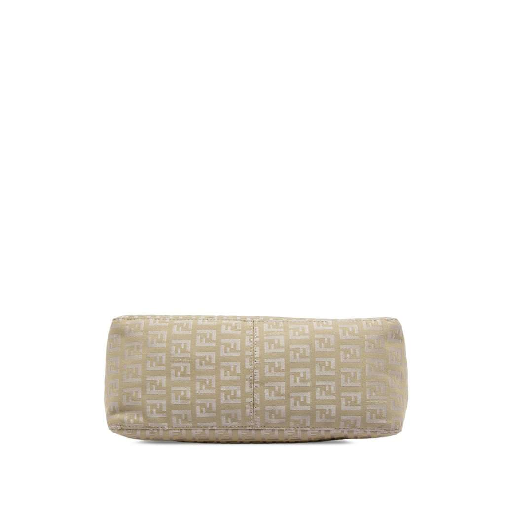Fendi Zucchino Canvas Pochette Beige Very good - Inside View