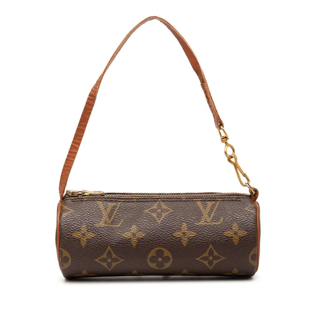 Louis Vuitton Monogram Papillon Pochette Brown Very good - Front View