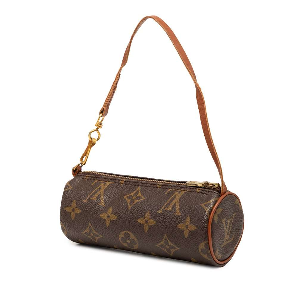 Louis Vuitton Monogram Papillon Pochette Brown Very good - Back View