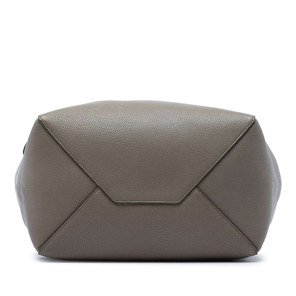 Celine Small Grained Calfskin Phantom Cabas Tote Brown Leather Very good - Inside View