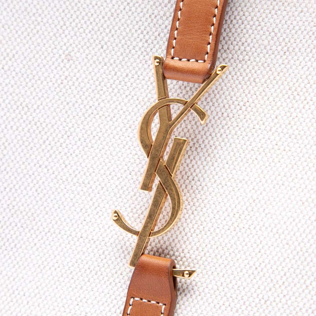Saint Laurent Canvas and Leather Le 5 a 7 White Very good condition - Box View