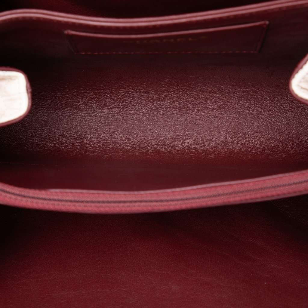 Chanel Jumbo CC Quilted Calfskin Straight Flap Brown Leather Very good - Model View