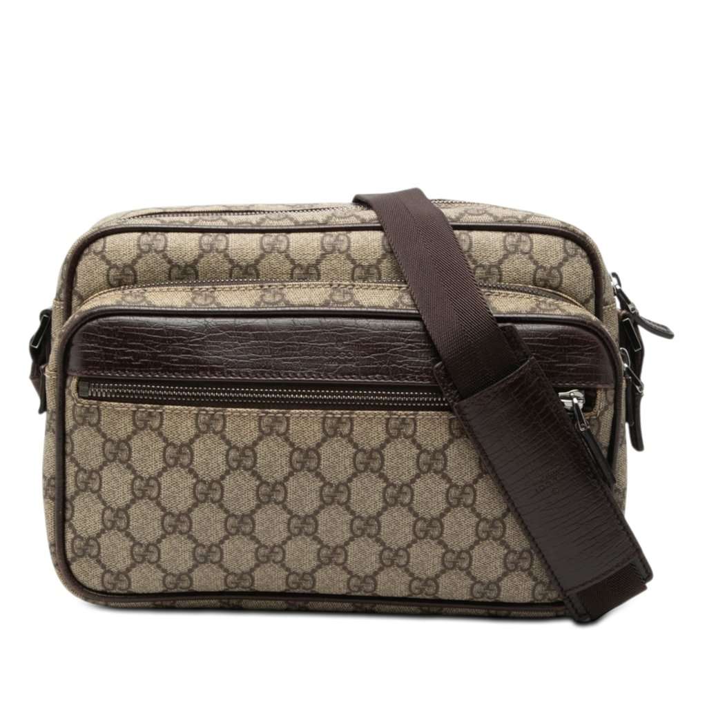 Gucci GG Supreme Crossbody Beige Very good condition - Front View