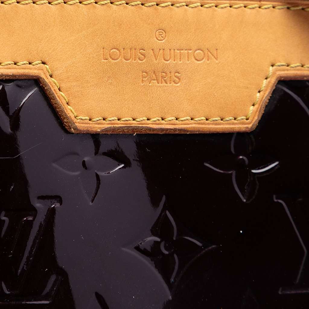 Louis Vuitton Monogram Vernis Brea MM Purple Leather Very good condition - Box View