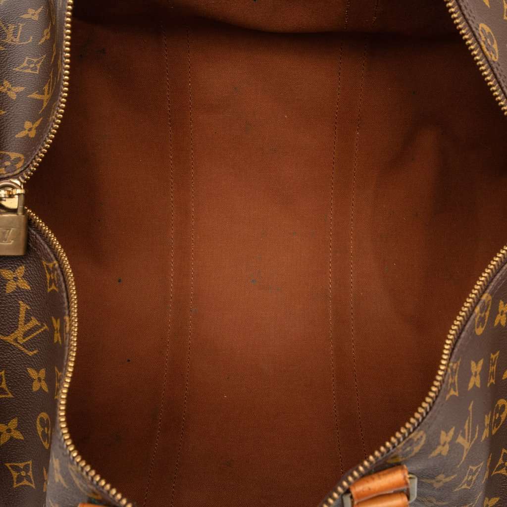 Louis Vuitton Monogram Keepall 50 Brown Good condition - Model View