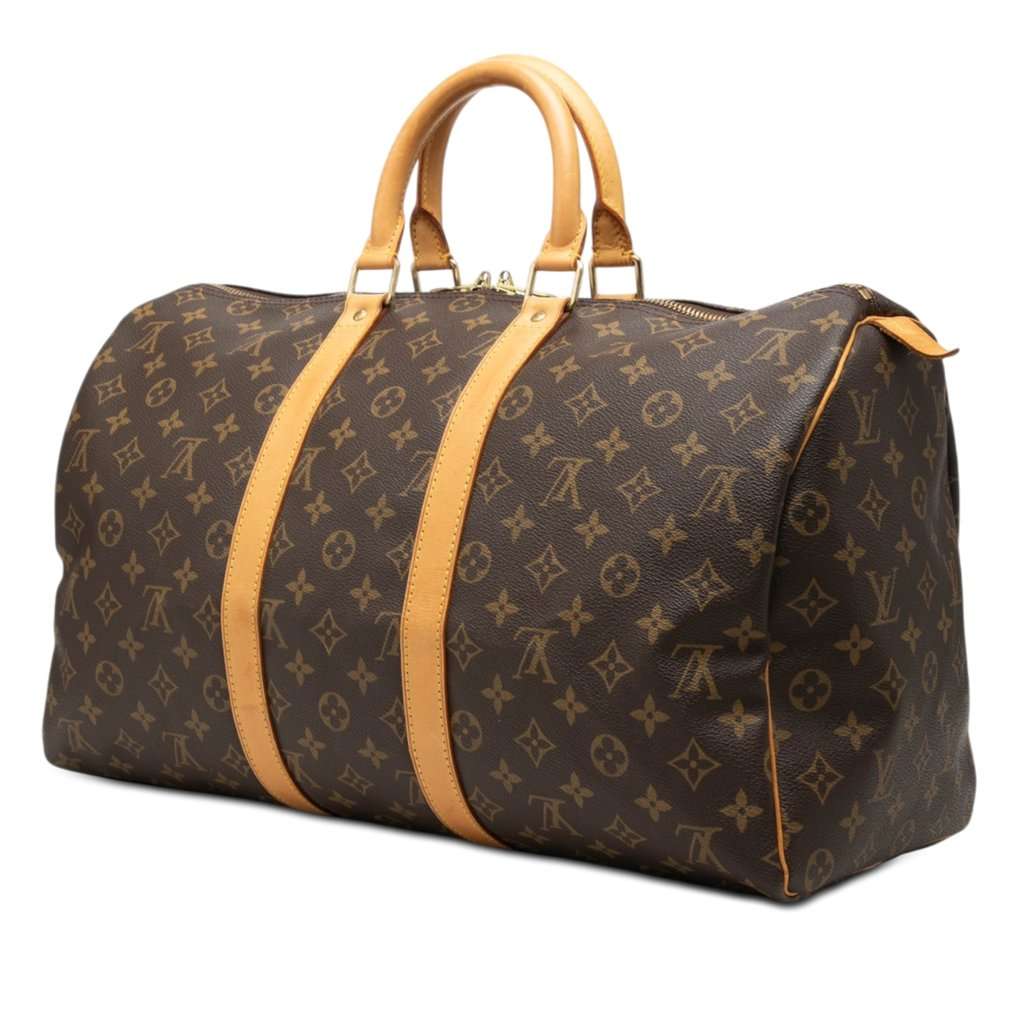 Louis Vuitton Monogram Keepall 45 Brown Very good - Back View