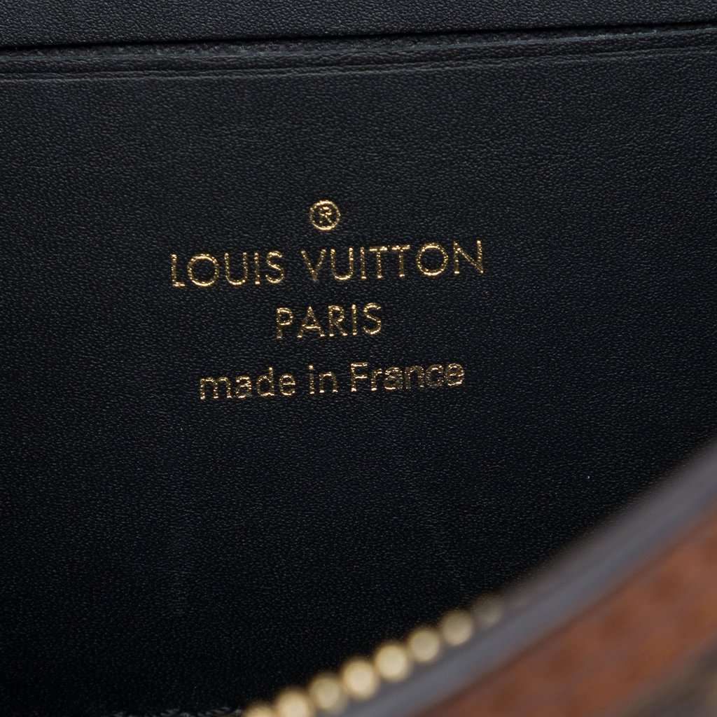 Louis Vuitton Monogram Reverse Dauphine Wallet on Chain Brown Very good condition - Box View