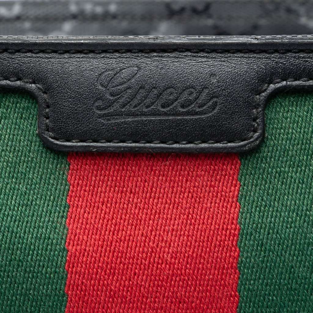 Gucci Fiat 500 Large GG Imprime Web Tote Black Good condition - Box View