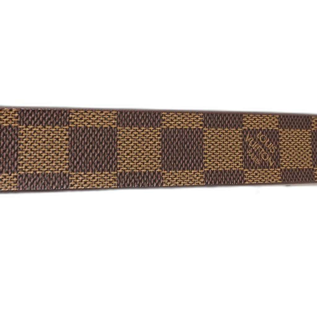 Louis Vuitton Damier Ebene Ceinture Belt Brown Very good - Inside View