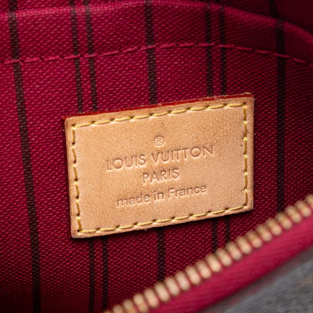 Louis Vuitton Monogram Neverfull PM Pouch Brown Very good condition - Box View
