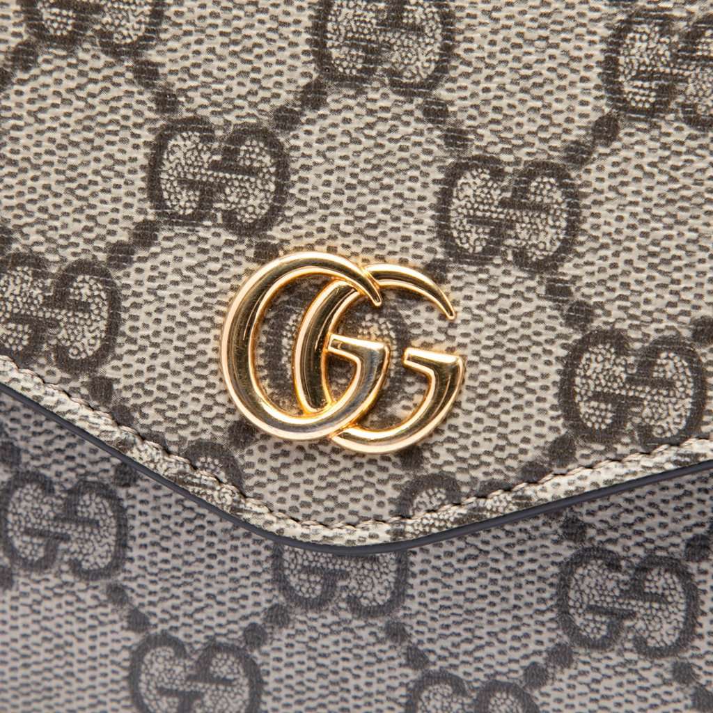 Gucci GG Supreme Web Ophidia Pochette Crossbody Beige Very good condition - Box View