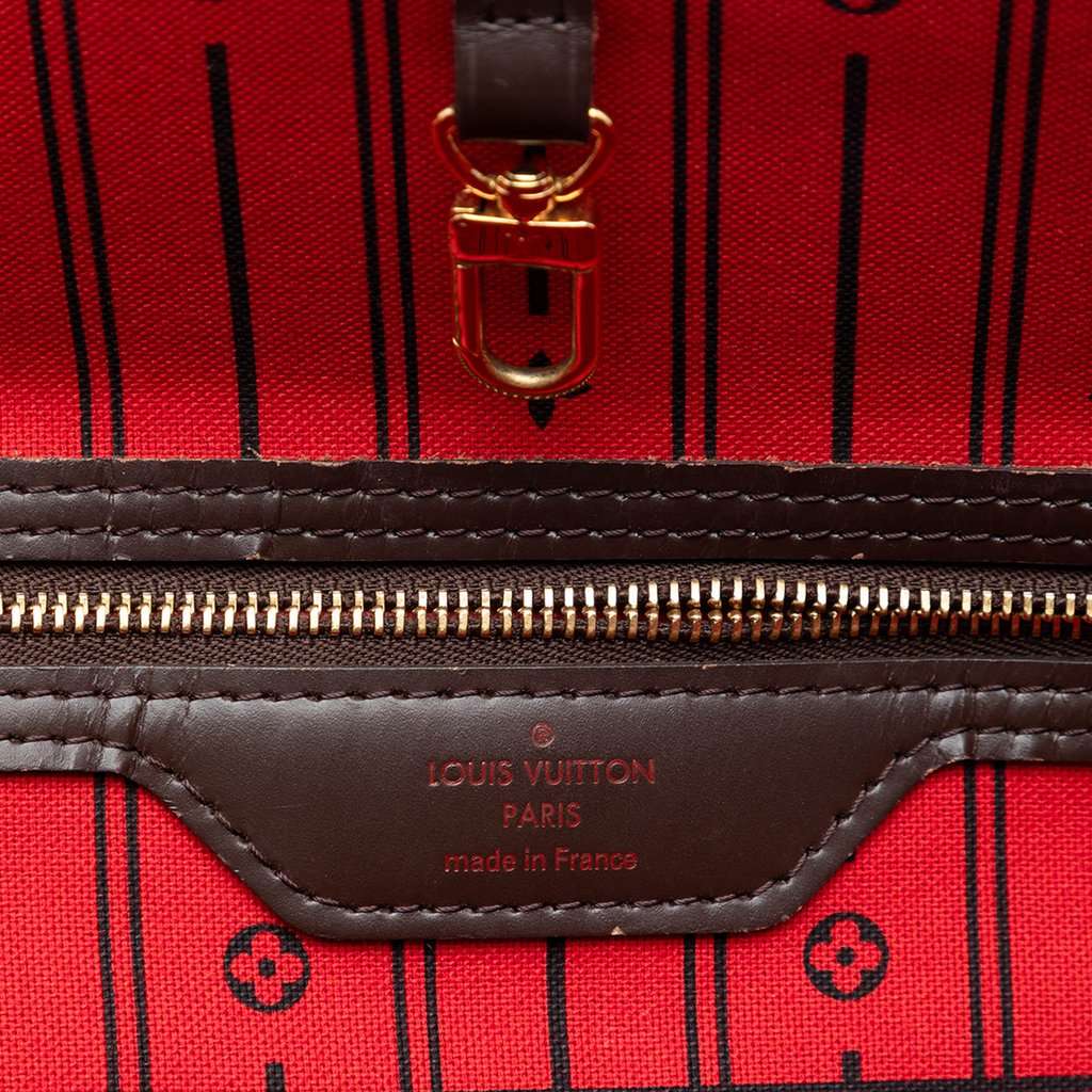 Louis Vuitton Damier Ebene Neverfull MM Brown Very good condition - Box View