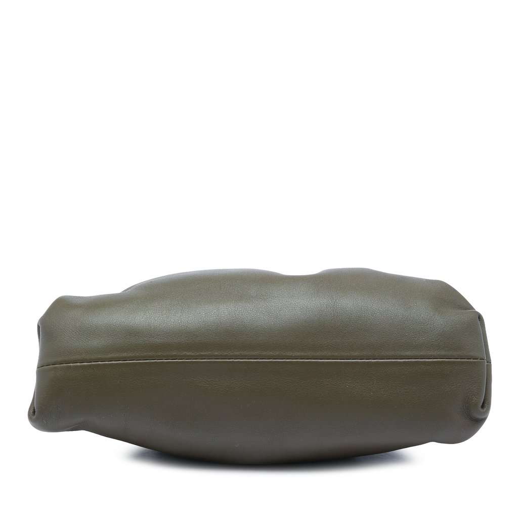 Bottega Veneta Lambskin The Mini Pouch Crossbody Brown Leather Very good - Inside View
