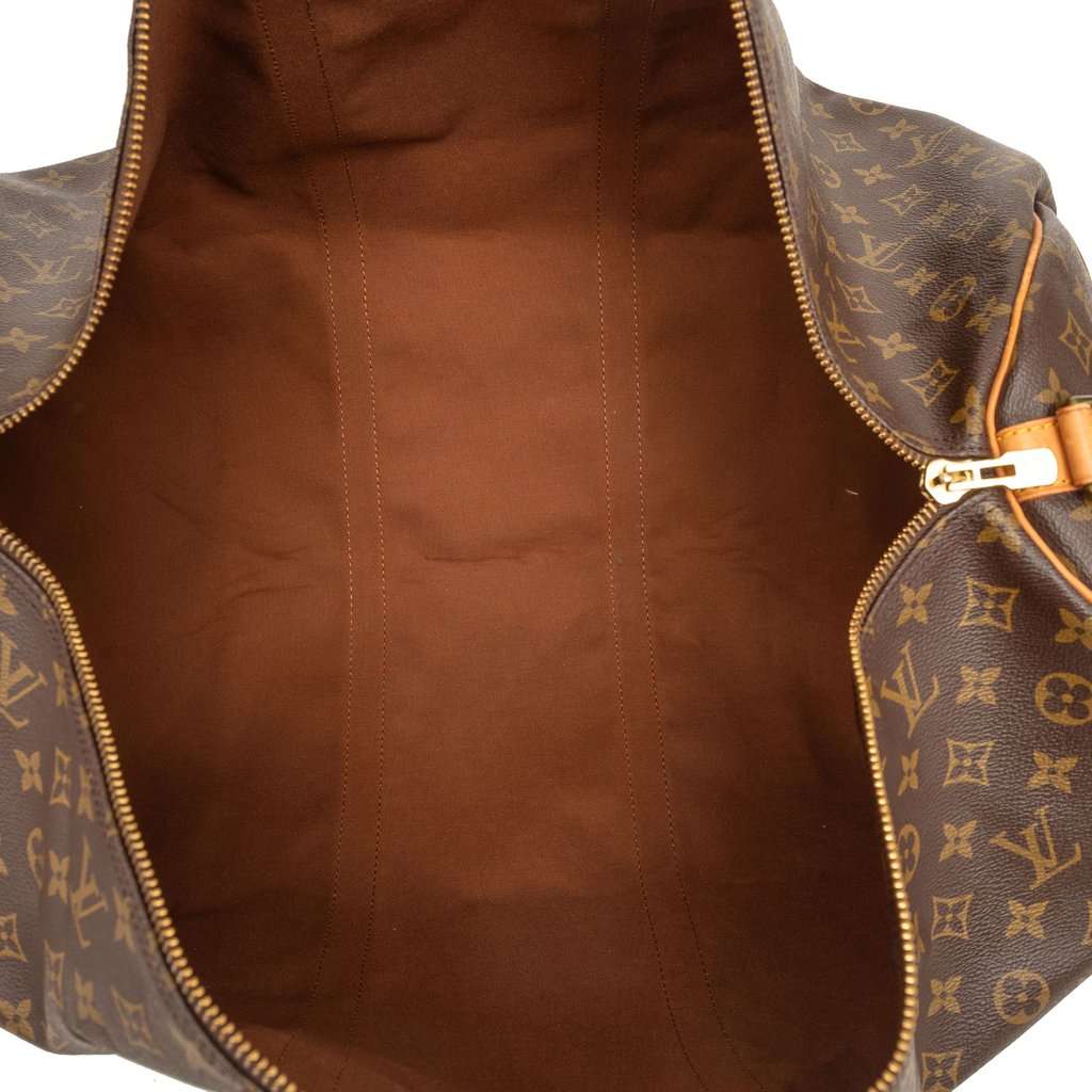 Louis Vuitton Monogram Keepall Bandouliere 60 Brown Very good condition - Model View