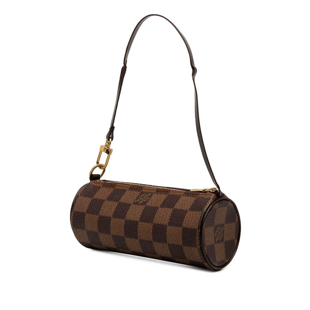 Louis Vuitton Damier Ebene Papillon Pochette Brown Good condition - Back View