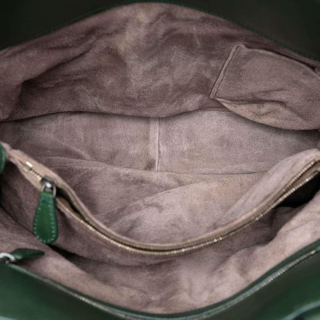 Bottega Veneta Large Nappa Intrecciato Maggiore Tote Green Leather Very good condition - Model View