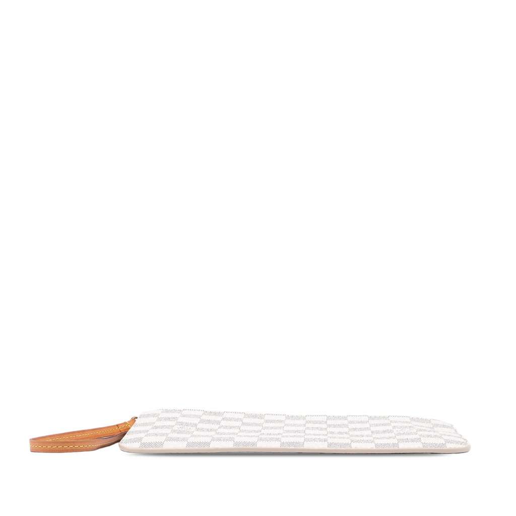 Louis Vuitton Damier Azur Neverfull MM Pouch White Very good condition - Inside View