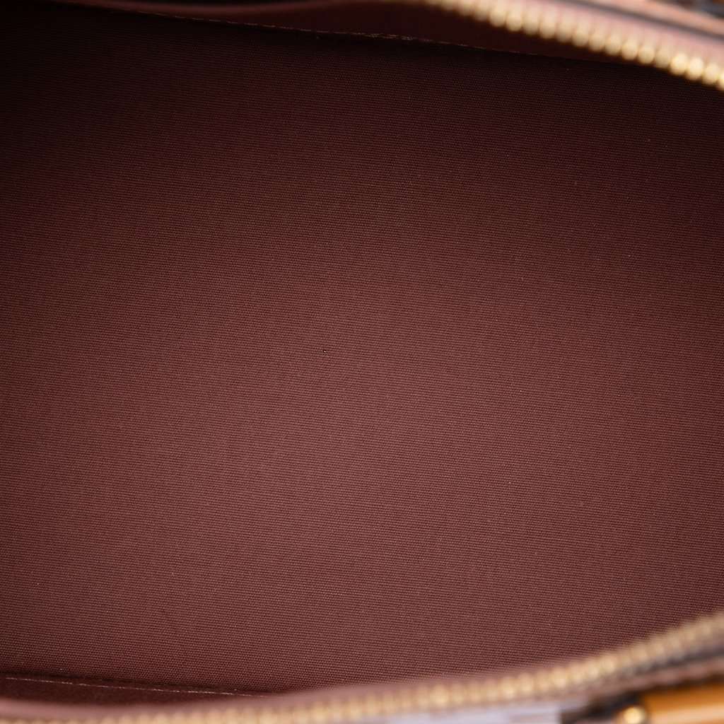 Louis Vuitton Monogram Vernis Alma PM Brown Leather Very good condition - Model View
