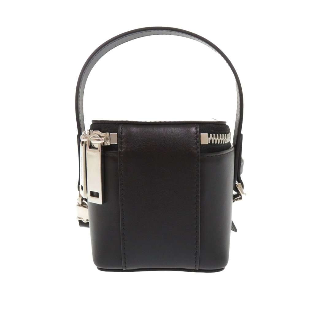 Salvatore Ferragamo Micro Leather Satchel Black Leather Very good condition - Back View