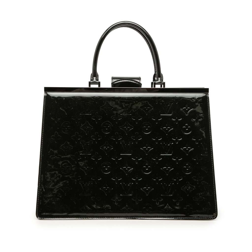 Louis Vuitton Monogram Vernis Deesse GM Black Leather Very good condition - Front View