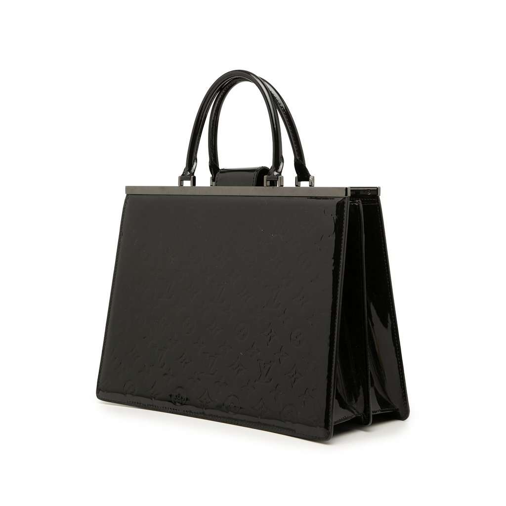Louis Vuitton Monogram Vernis Deesse GM Black Leather Very good condition - Back View