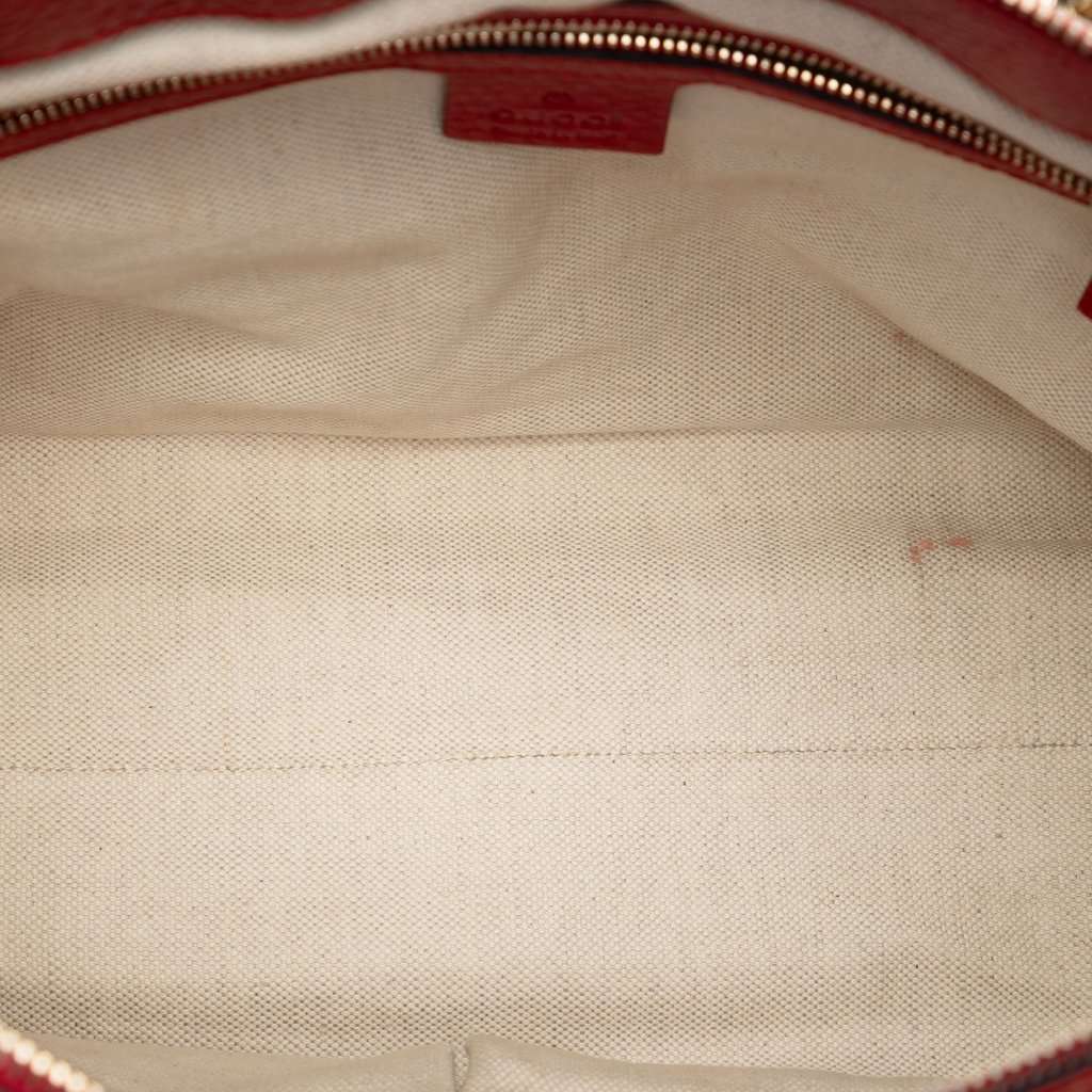 Gucci GG Canvas Bella Satchel Beige Very good - Model View