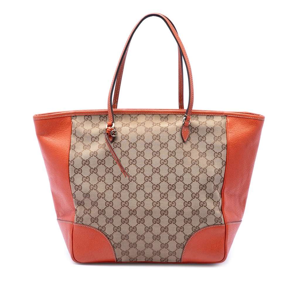 Gucci GG Canvas Bree Tote Beige Very good - Front View