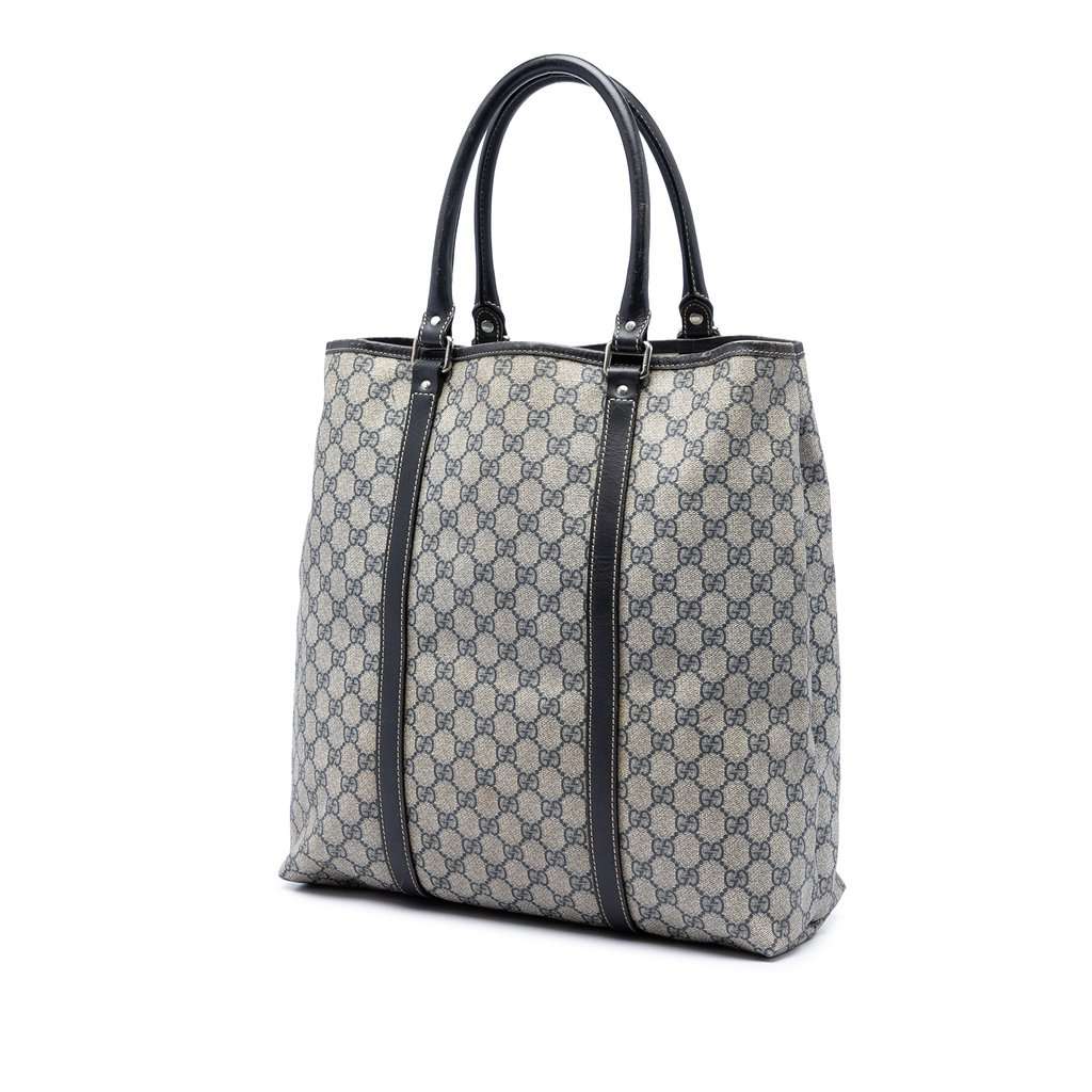 Gucci GG Supreme Joy Vertical Tote Beige Very good condition - Back View