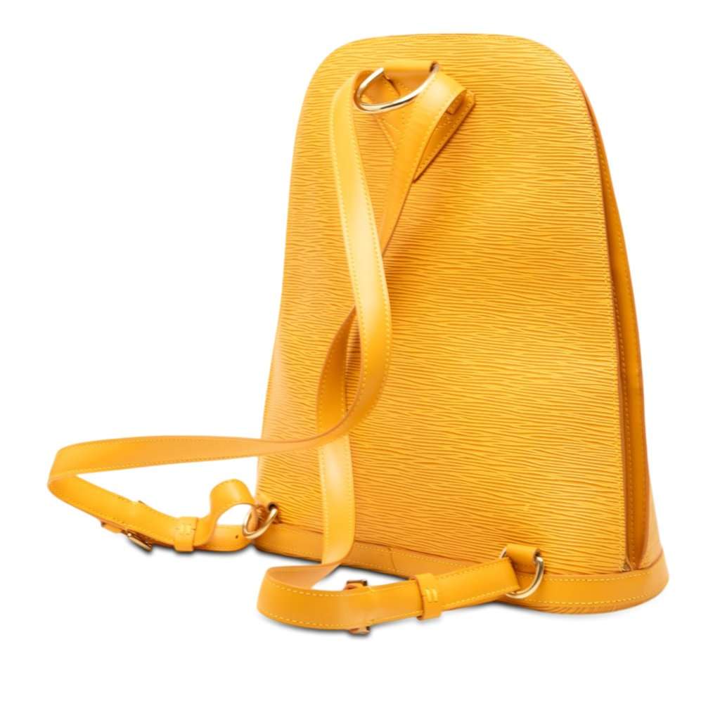 Louis Vuitton Epi Gobelins Yellow Leather Very good condition - Back View