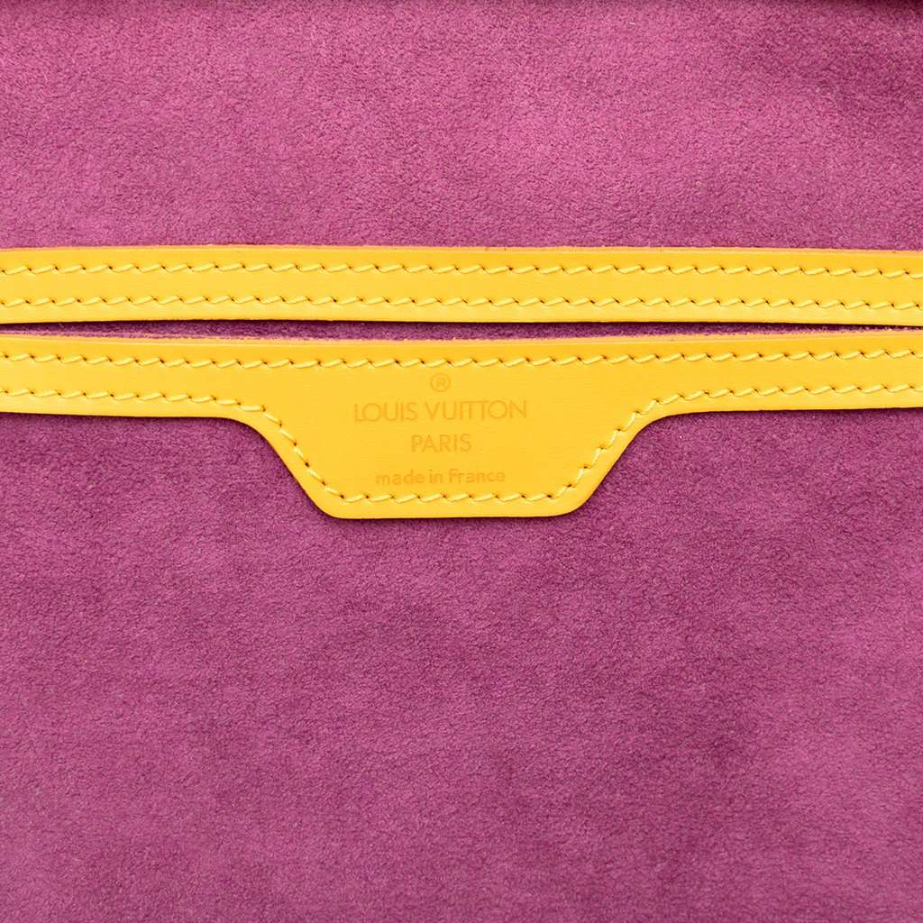 Louis Vuitton Epi Gobelins Yellow Leather Very good condition - Box View